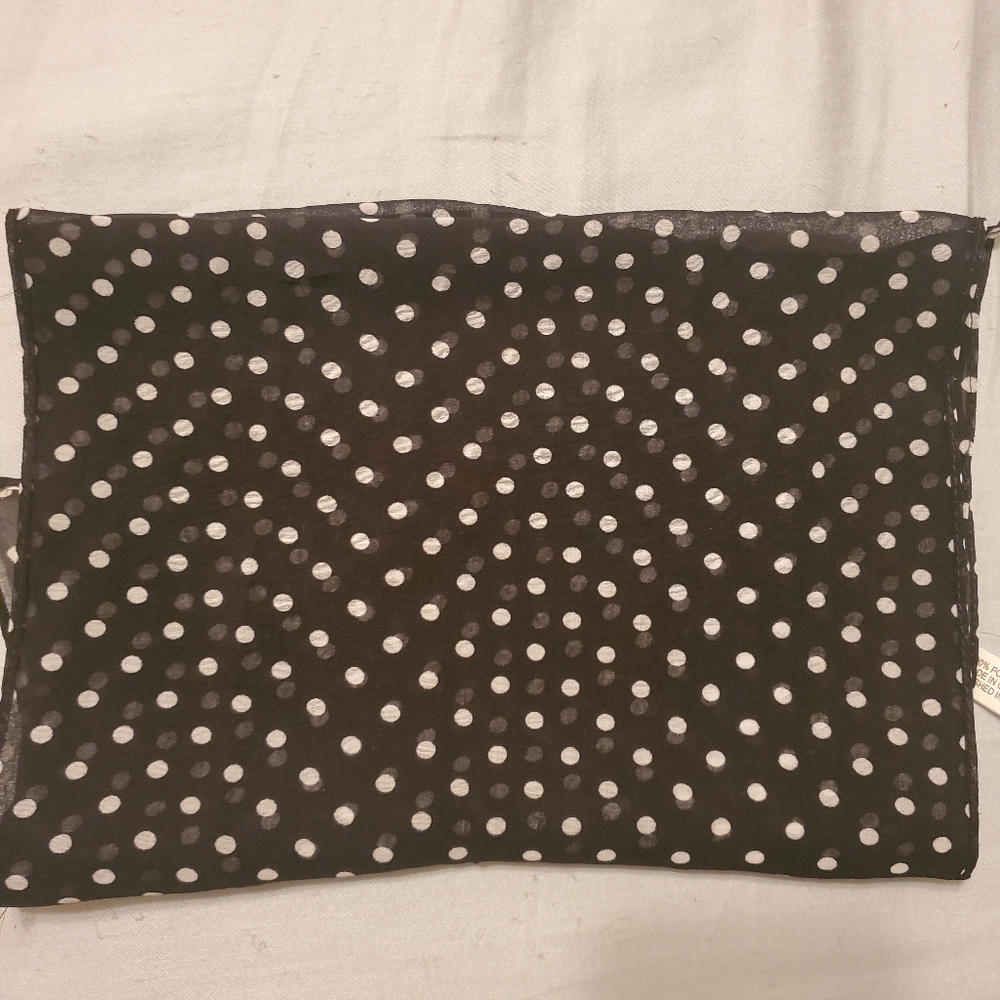 Polka dot scarf